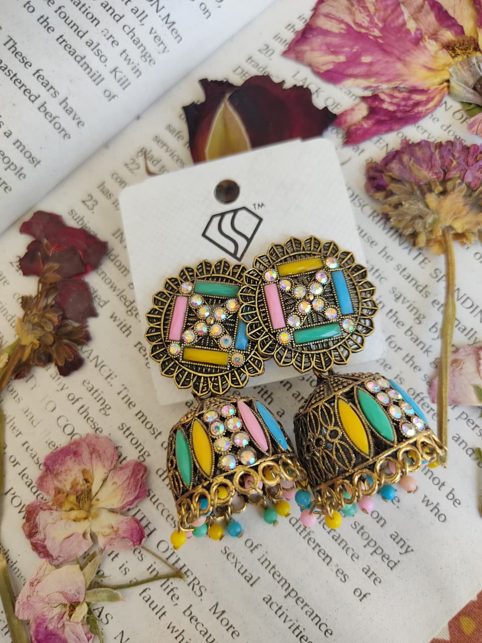 Multi Colour Statement Jumka